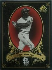 Lou Brock #94 Baseball Cards 2007 SP Legendary Cuts Prices