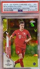 Benjamin Pavard [Green Refractor] #61 Soccer Cards 2019 Topps Chrome UEFA Champions League Prices
