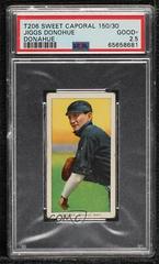 Jiggs Donahue #NNO Baseball Cards 1909 T206 Sweet Caporal 150 Factory 30 Prices