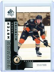 Mason McTavish #01FW-MM Hockey Cards 2021 SP Authentic 2001-02 Retro Future Watch Prices