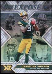 Christian Watson [White] #RXP-13 Football Cards 2022 Panini XR Rookie Expose Prices