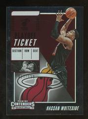 Hassan Whiteside [Playoff Ticket] Basketball Cards 2018 Panini Contenders Prices