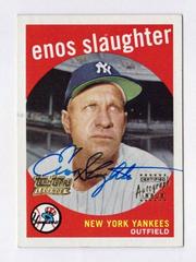 Enos Slaughter #TT36F Baseball Cards 2001 Topps Team Legends Autograph Prices