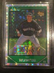 Troy Tulowitzki [Xfractor] Baseball Cards 2007 Bowman Chrome Prices