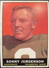 Sonny Jurgenson #95 Football Cards 1961 Topps Prices