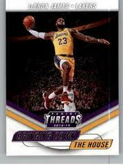 Lebron James Basketball Cards 2018 Panini Threads Bringing Down the House Prices