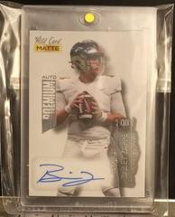 Bailey Zappe [Silver Silver Foil] Football Cards 2022 Wild Card Matte Autographs Prices