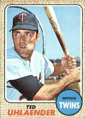 Ted Uhlaender #28 Baseball Cards 1968 Topps Prices