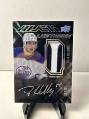 Dylan Holloway #LRAP-DH Hockey Cards 2022 SPx UD Black Lustrous Rookie Patch Autograph Prices