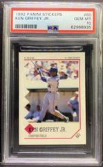 Ken Griffey Jr. #60 Baseball Cards 1992 Panini Stickers Prices