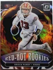 Brock Purdy Football Cards 2022 Panini Donruss Optic Red Hot Rookies Prices