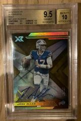 Josh Allen [Autograph Gold] #57 Football Cards 2019 Panini XR Prices