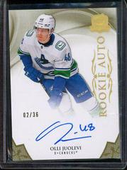 Olli Juolevi [Gold Spectrum Autograph] Hockey Cards 2020 Upper Deck The Cup Prices
