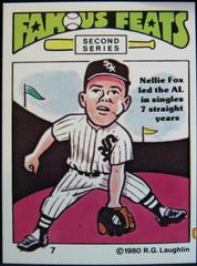 Nellie Fox Baseball Cards 1980 Laughlin Famous Feats Prices