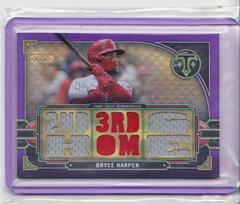 Bryce Harper [Amethyst] Baseball Cards 2022 Topps Triple Threads Relics Prices