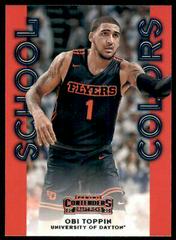 Obi Toppin #5 Basketball Cards 2020 Panini Contenders Draft Picks School Colors Prices