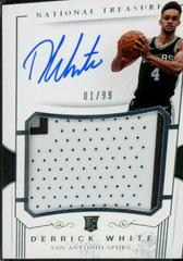 Derrick White Patch Autograph Basketball Cards 2017 Panini National Treasures Prices