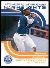 Hank Aaron #ASGH-3 Baseball Cards 2022 Topps Heritage 1973 MLB All Star Game Highlights Prices