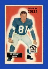 Art Spinney Football Cards 1955 Bowman Prices