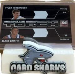Tyler Hansbrough, Blake Griffin [Red /249] #11 Basketball Cards 2009 Donruss Elite Passing the Torch Prices