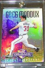 Greg Maddux [Purple] #55 Baseball Cards 1998 Donruss Crusade Prices