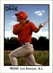 Mike Trout Baseball Cards 2011 Tristar Obak Prices