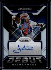 Jonah Heim [Silver Prizm] #DS-JH Baseball Cards 2022 Panini Prizm Debut Signatures Prices