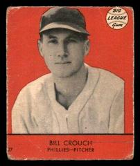Bill Crouch [Red Background] Baseball Cards 1941 Goudey Prices