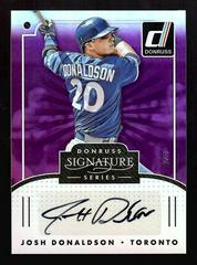 Josh Donaldson [Purple] #SGS-JD Baseball Cards 2016 Panini Donruss Signature Series Prices