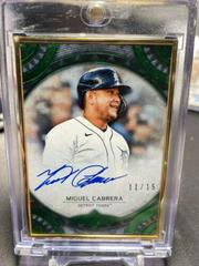 Miguel Cabrera [Emerald] #TCA-MC Baseball Cards 2022 Topps Transcendent Collection Autographs Prices