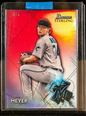 Max Meyer [Red Refractor] #BSP-17 Baseball Cards 2021 Bowman Sterling Prices