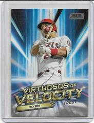 Mike Trout #VV-1 Baseball Cards 2023 Stadium Club Virtuosos of Velocity Prices