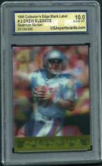 Drew Bledsoe [Black Label] #129 Football Cards 1995 Collector's Edge Prices