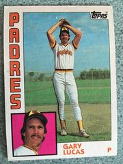 Gary Lucas #7 Baseball Cards 1984 Topps Prices
