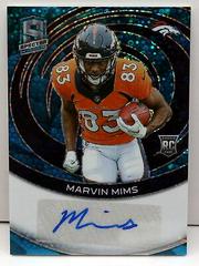 Marvin Mims #17 Football Cards 2023 Panini Spectra Rookie Autograph Neon Blue Prices