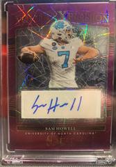 Sam Howell [Green] #YE-SH Football Cards 2022 Panini Select Draft Picks Youth Explosion Signatures Prices