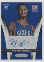 K.J. McDaniels [Red Prizm] Basketball Cards 2014 Panini Prizm Rookie Autographs Blue Prices