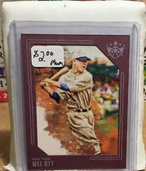 Mel Ott [Plum Frame] #3 Baseball Cards 2020 Panini Diamond Kings Prices