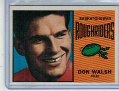 Don Walsh #65 Football Cards 1964 Topps CFL Prices