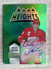 Nicklas Lidstrom [Autograph Green] Hockey Cards 2021 Upper Deck Stature Legendary Heights Prices