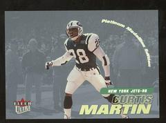 Curtis Martin [Platinum Medallion] Football Cards 2001 Ultra Prices