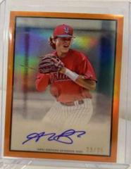 Alec Bohm [Autograph Chrome Orange Refractor] Baseball Cards 2019 Bowman Heritage Prices