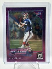 Jim Kelly [Purple Stars] #RS-7 Football Cards 2022 Panini Donruss Optic Retro Series Prices