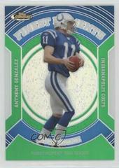 Anthony Gonzalez [Green Refractor] #RFM-AG Football Cards 2007 Topps Finest Moments Prices