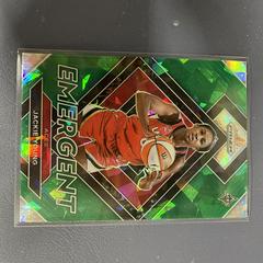 Jackie Young [Green Ice] #2 Basketball Cards 2022 Panini Prizm WNBA Emergent Prices