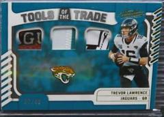 Trevor Lawrence [Prime] #TTT-1 Football Cards 2022 Panini Absolute Tools of the Trade Triple Prices