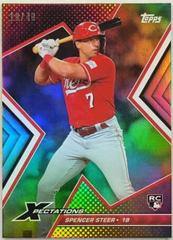 Spencer Steer [Iridescent] #6 Baseball Cards 2023 Topps Xpectations Prices