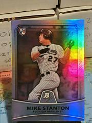 Mike Stanton [Refractor] #86 Baseball Cards 2010 Bowman Platinum Prices