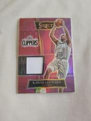Kawhi Leonard [Purple Prizm] #SS-KWL Basketball Cards 2021 Panini Select Selective Swatches Prices