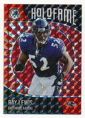 Ray Lewis [Red Mosaic] #1 Football Cards 2021 Panini Mosaic HoloFame Prices